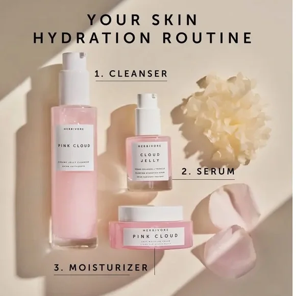 HERBIVORE BOTANICALS “PINKCLOUD”Creamy jelly cleanser6FL oz